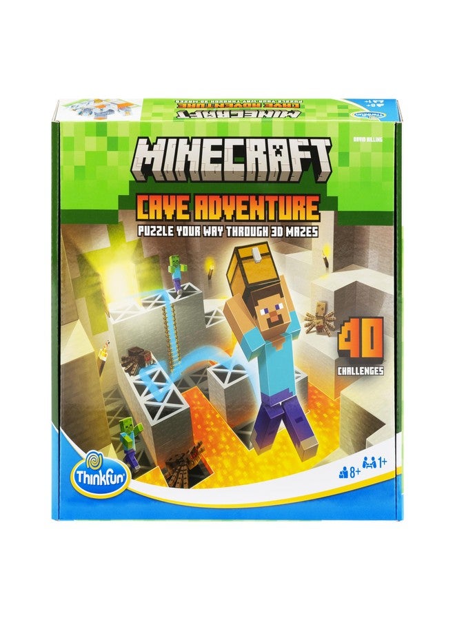 ثينك فان مغامرة كهف ماينكرافت من ثينك فن | لعبة ألغاز استراتيجية بدون شاشة | 40 تحديًا منطقيًا | للأعمار من 8 سنوات فما فوق - Image 5